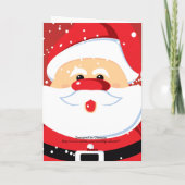 Kerstman Santa Claus kaarten (Achterkant)
