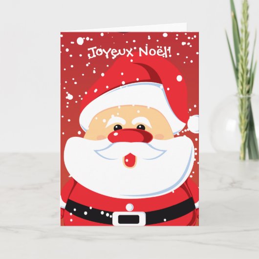 Kerstman Santa Claus kaarten (Voorkant)