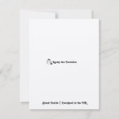 Kerstman Santa Jumper, Bull Terrier Kaart (Achterkant)