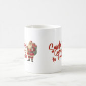 Kerstman: Santa komt naar de stad Koffiemok (Center)