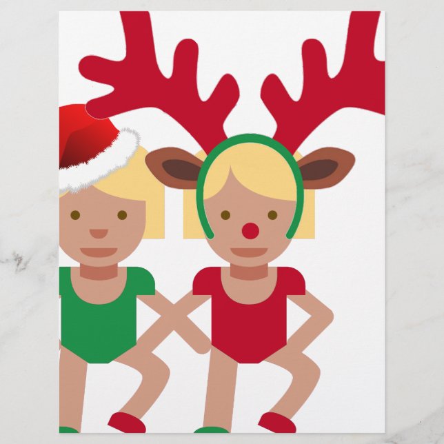 kerstman santa twint emoji (Voorkant)