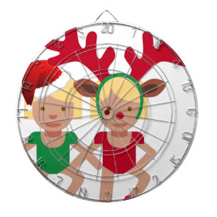 kerstman santa twint emoji dartbord