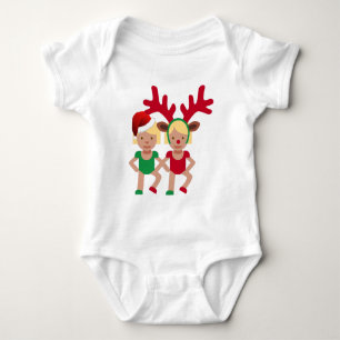 kerstman santa twint emoji romper