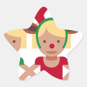 kerstman santa twint emoji ster sticker