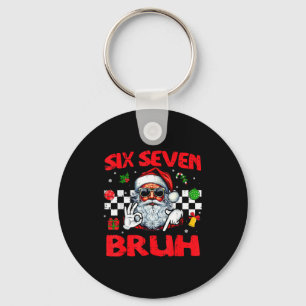 Kerstman Santa Zes Zeven Bruh 67 Meme 6 7 Heren Bo Sleutelhanger