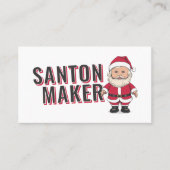 Kerstman - Santon Maker Visitekaartje (Voorkant)