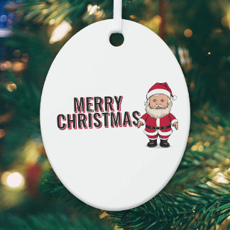 Kerstman - Santon-speelpop Kerstmis Metalen Ornament
