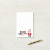Kerstman - Santon-speelpop Kerstmis Post-it® Notes (Op bureau)