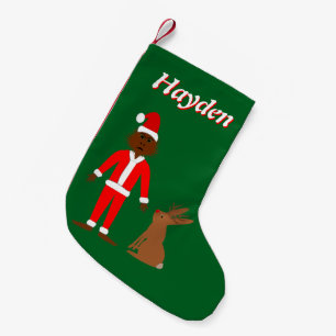 Kerstman Sasquatch en Jackalope Kerst Custom Kleine Kerstsok