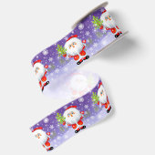 Kerstman Satijnen Lint (Achterkant)