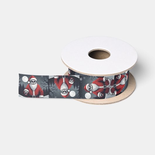 Kerstman Satijnen Lint (Spoel)