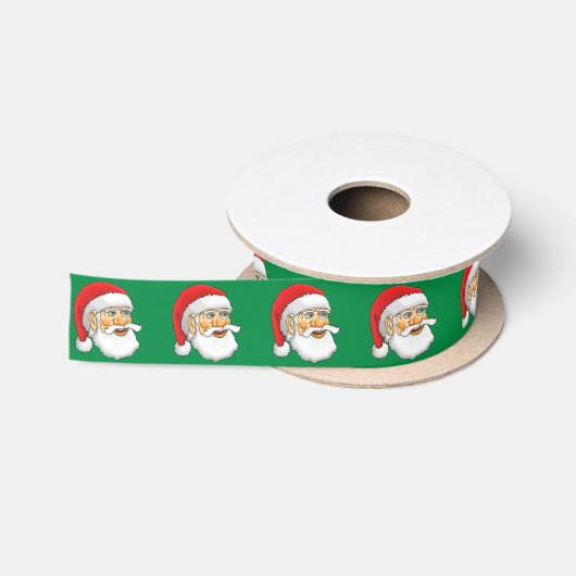 Kerstman Satijnen Lint (Spoel)