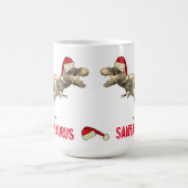 Kerstman saurus Kerst Dinosaurus Enge T Rex Elf Koffiemok (Center)