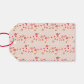 Kerstman Schaatstocht Cadeaulabel (Achterkant Horizontaal)