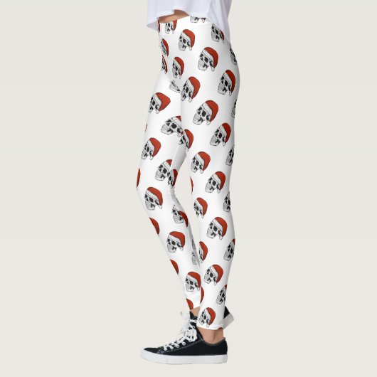 Kerstman Schedels Leggings (Links)