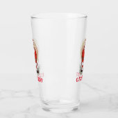 Kerstman schets glas (Links)