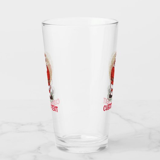 Kerstman schets glas (Links)