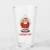 Kerstman schets glas (Voorkant)