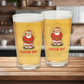Kerstman schets glas