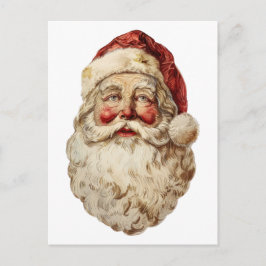 Kerstman schilderij briefkaart