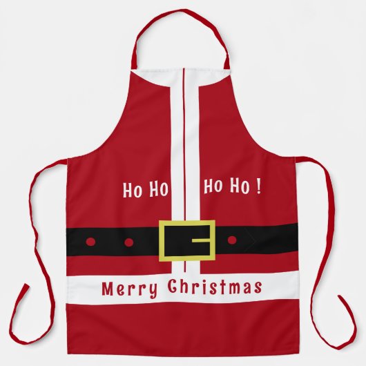 Kerstman Schort (Voorkant)
