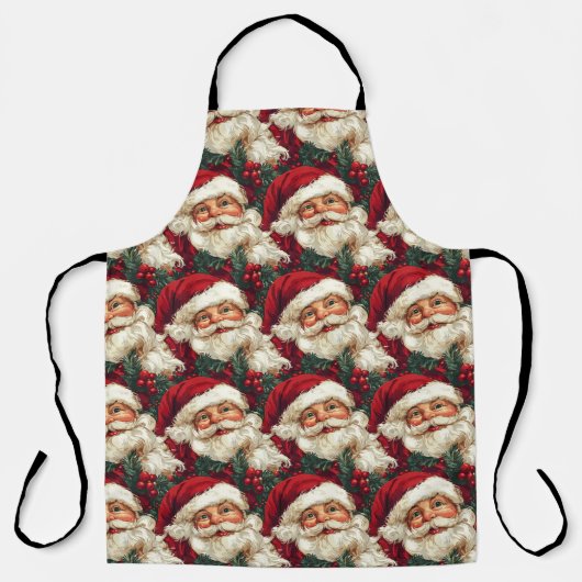  kerstman schort (Voorkant)