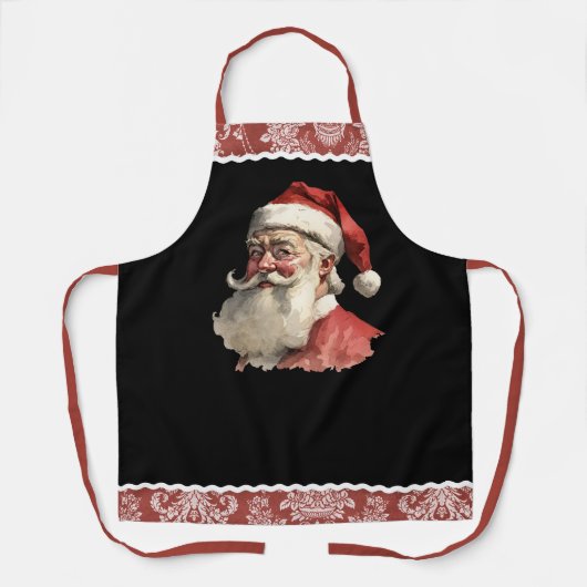 kerstman schort (Voorkant)