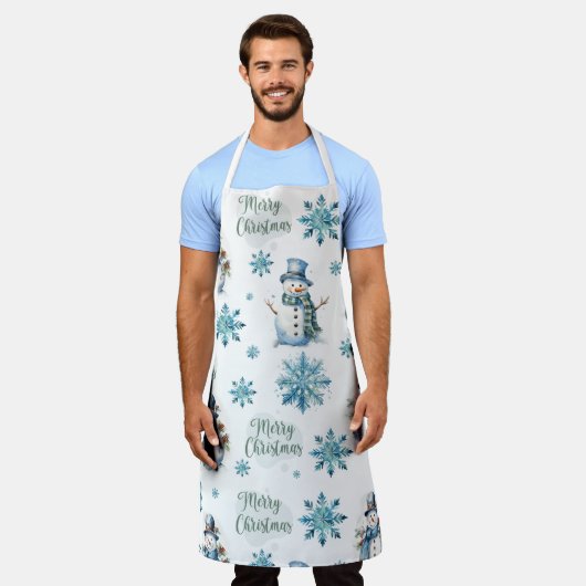 Kerstman Schort (Gedragen)