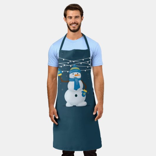 Kerstman Schort (Gedragen)