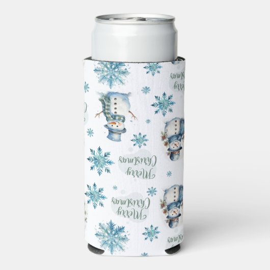 Kerstman Seltzer Blikjeskoeler (Seltzer Achterkant)