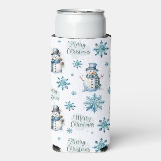 Kerstman Seltzer Blikjeskoeler (Seltzer Voorkant)