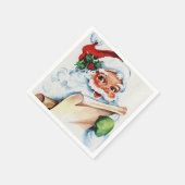 kerstman servet (Hoek)