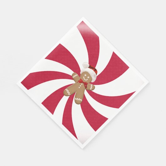 kerstman servet (Hoek)