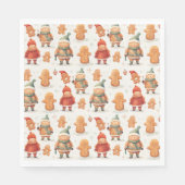 kerstman servet (Voorkant)