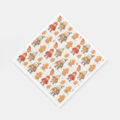 kerstman servet (Hoek)