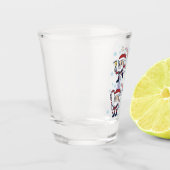 Kerstman shot glas (Links)