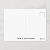 Kerstman Sint Bernard Briefkaart (Achterkant)