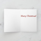 Kerstman Sint Bernard Kaart (Binnen)
