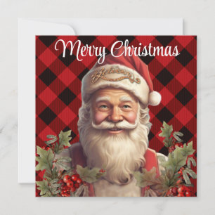 Kerstman Sint Nicolaas Kerstkaart Kaart
