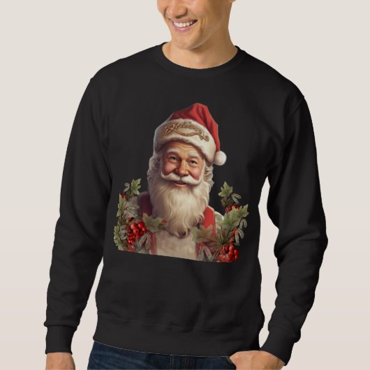 Kerstman Sint Nicolaas Kerstmis Trui (Voorkant)