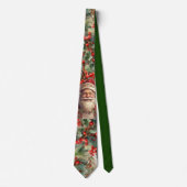 Kerstman Sint Nicolaas Kerstmis Vintage Stropdas (Voorkant)