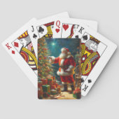 Kerstman Sinterklaas 1 Pokerkaarten (Achterkant)