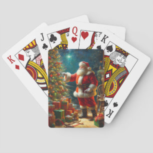 Kerstman Sinterklaas 1 Pokerkaarten