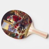 Kerstman Sinterklaas 2 Tafeltennisbatje (Zijkant)