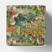 Kerstman Sinterklaas Antiek Kunst Bedankdoosjes (Bovenkant)