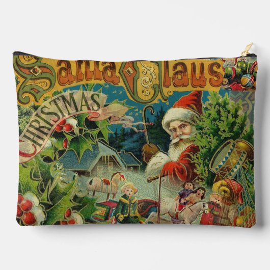 Kerstman Sinterklaas Antiek Kunst Etui (Achterkant)