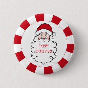 Kerstman Sinterklaas Button Gift
