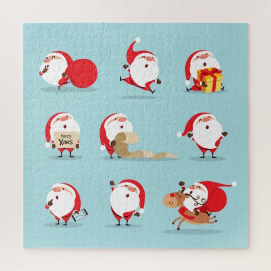 Kerstman Sinterklaas collectie. Legpuzzel (Verticaal)