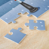 Kerstman Sinterklaas en rendieren | FEESTDAGEN Legpuzzel (Zijkant)