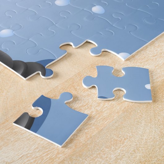 Kerstman Sinterklaas en rendieren | FEESTDAGEN Legpuzzel (Zijkant)